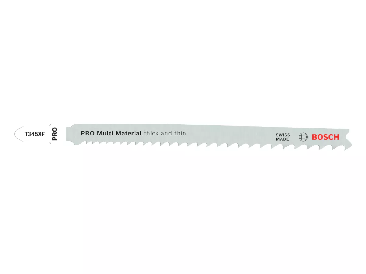Lame scie sauteuse PRO Multi Material thick and thin T345XF BOSCH
